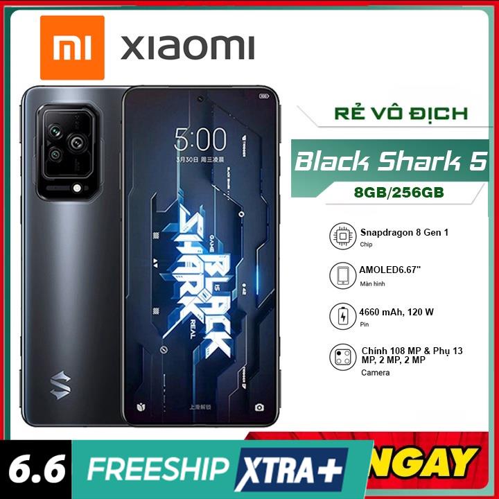 Điện thoại Xiaomi Black Shark 5 Pro chính hãng 8GB/256GB Máy chính hãng fullbox nguyên seal bảo hành 12 tháng