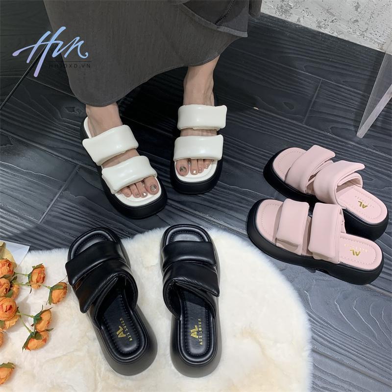 Giày Sandal Đế Dày Phong Cách Hàn Quốc Dành Cho Nữ