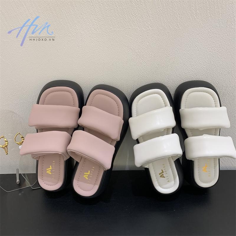 Giày Sandal Đế Dày Phong Cách Hàn Quốc Dành Cho Nữ