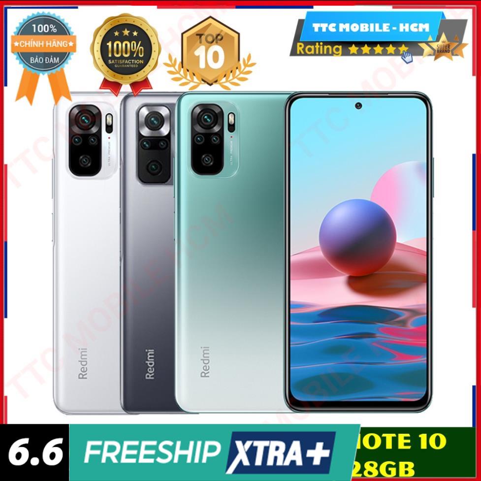 Điện thoại Xiaomi Redmi Note 10  AMOLED-BH 18 THÁNG CHÍNH HÃNG