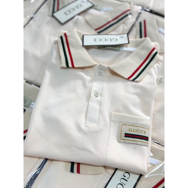 [Mã FATREND27 giảm đến 30k tối đa 99k] Áo polo nữ, áo thun polo nữ be than phối màu cho nữ | BigBuy360 - bigbuy360.vn