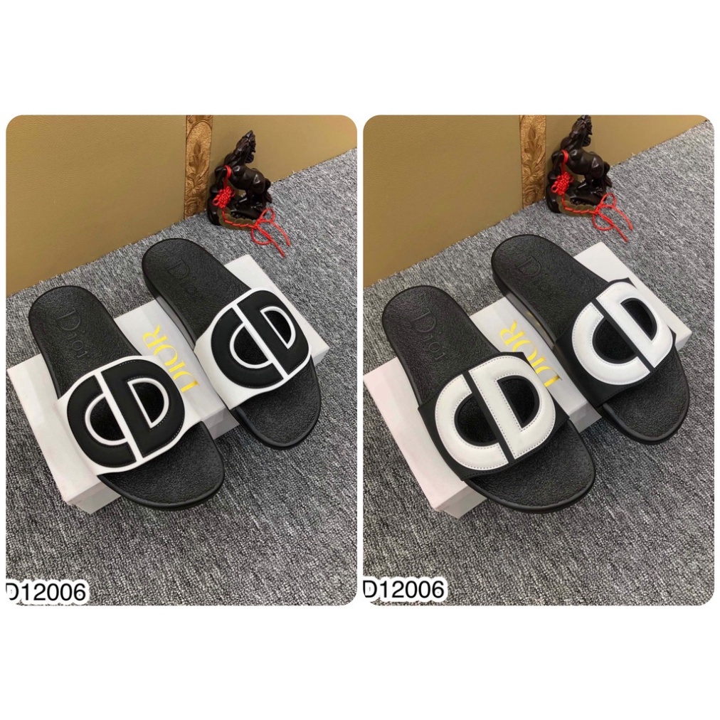 S1 Dép Nam Nữ New Slides Dior Chữ CD - Dép Dior Bản Cao Cấp Full Box Hot Hit 2023 Hàng Đẹp Full Box .