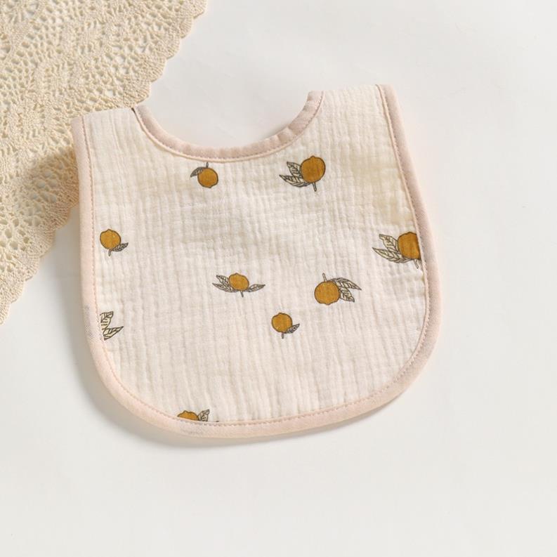 Yếm Vuông Chữ U, chất xô muslin kiểu dáng Hàn Quốc thoáng mát thấm hút cực nhanh