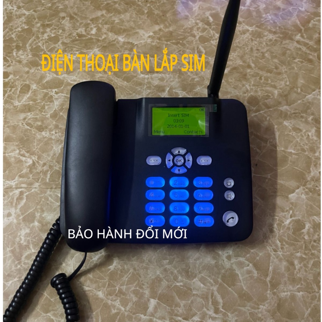GSM F316 Điện thoại bàn xài sim homephone, gphone, sim di động vina, viettel, mobi... cho văn phòng, người già.