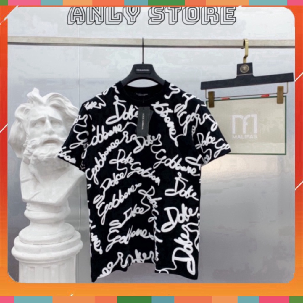 Áo phông Nam cotton in chữ Dolce quanh áo. Áo Thun Nam Nữ nhiều chữ siêu hot 2023 Giá sinh v | BigBuy360 - bigbuy360.vn