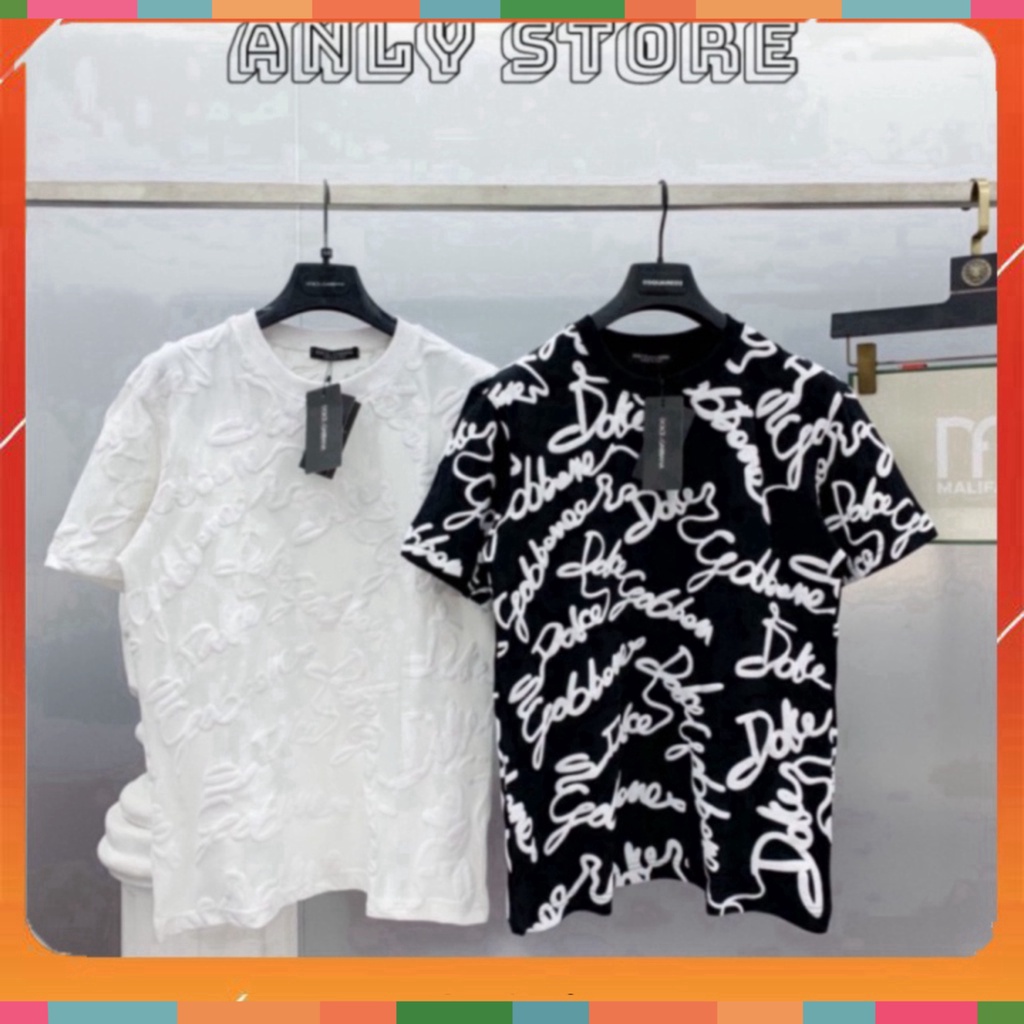 Áo phông Nam cotton in chữ Dolce quanh áo. Áo Thun Nam Nữ nhiều chữ siêu hot 2023 Giá sinh v | BigBuy360 - bigbuy360.vn