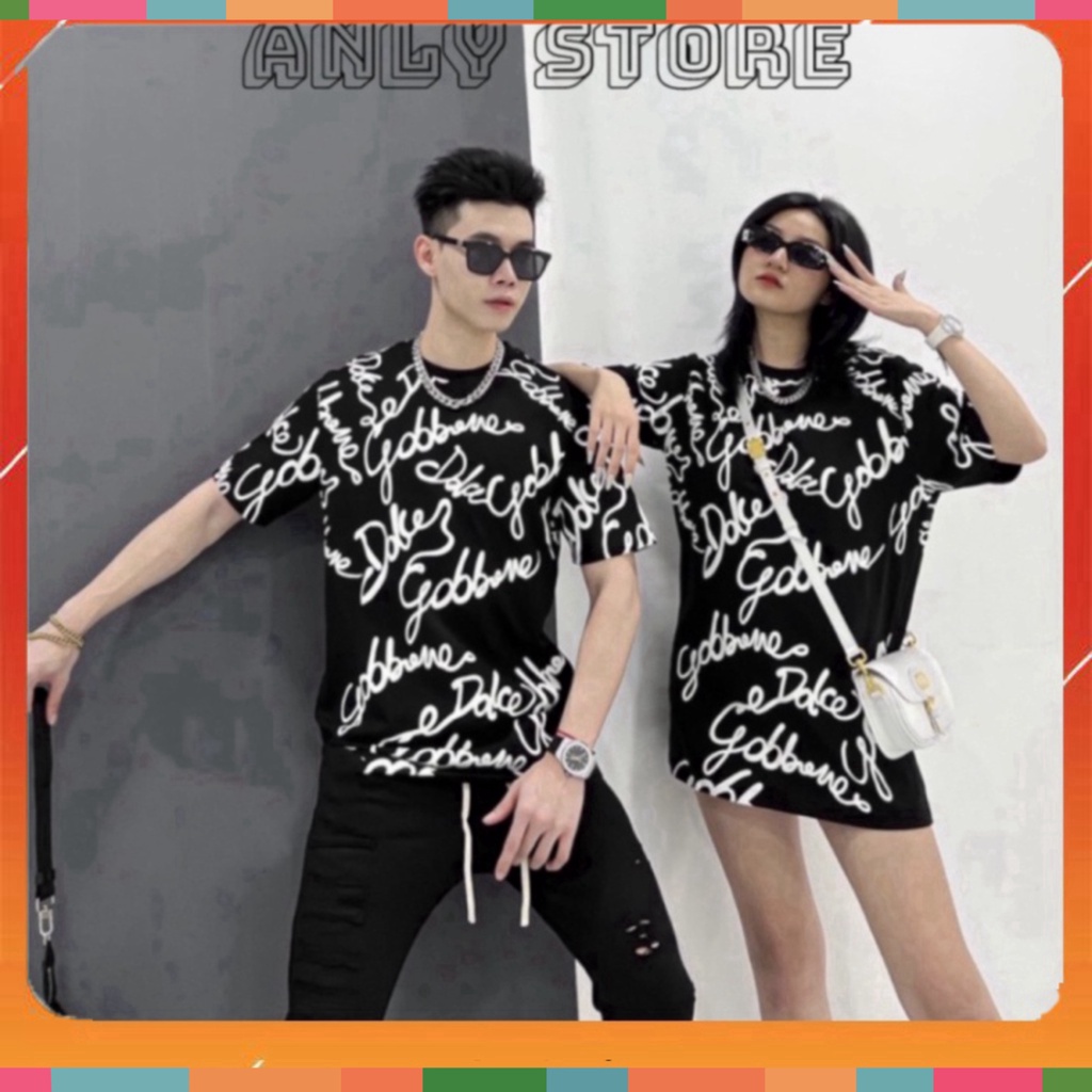 Áo phông Nam cotton in chữ Dolce quanh áo. Áo Thun Nam Nữ nhiều chữ siêu hot 2023 Giá sinh v | BigBuy360 - bigbuy360.vn
