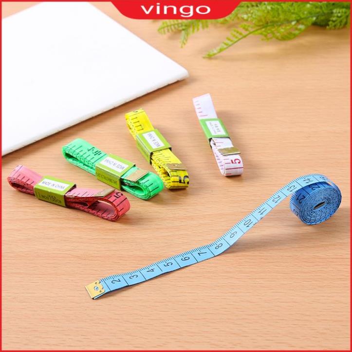 Thước dây đo 𝟏𝟓𝟎𝐜𝐦, thước dây đo may quần áo chiều cao Vingo