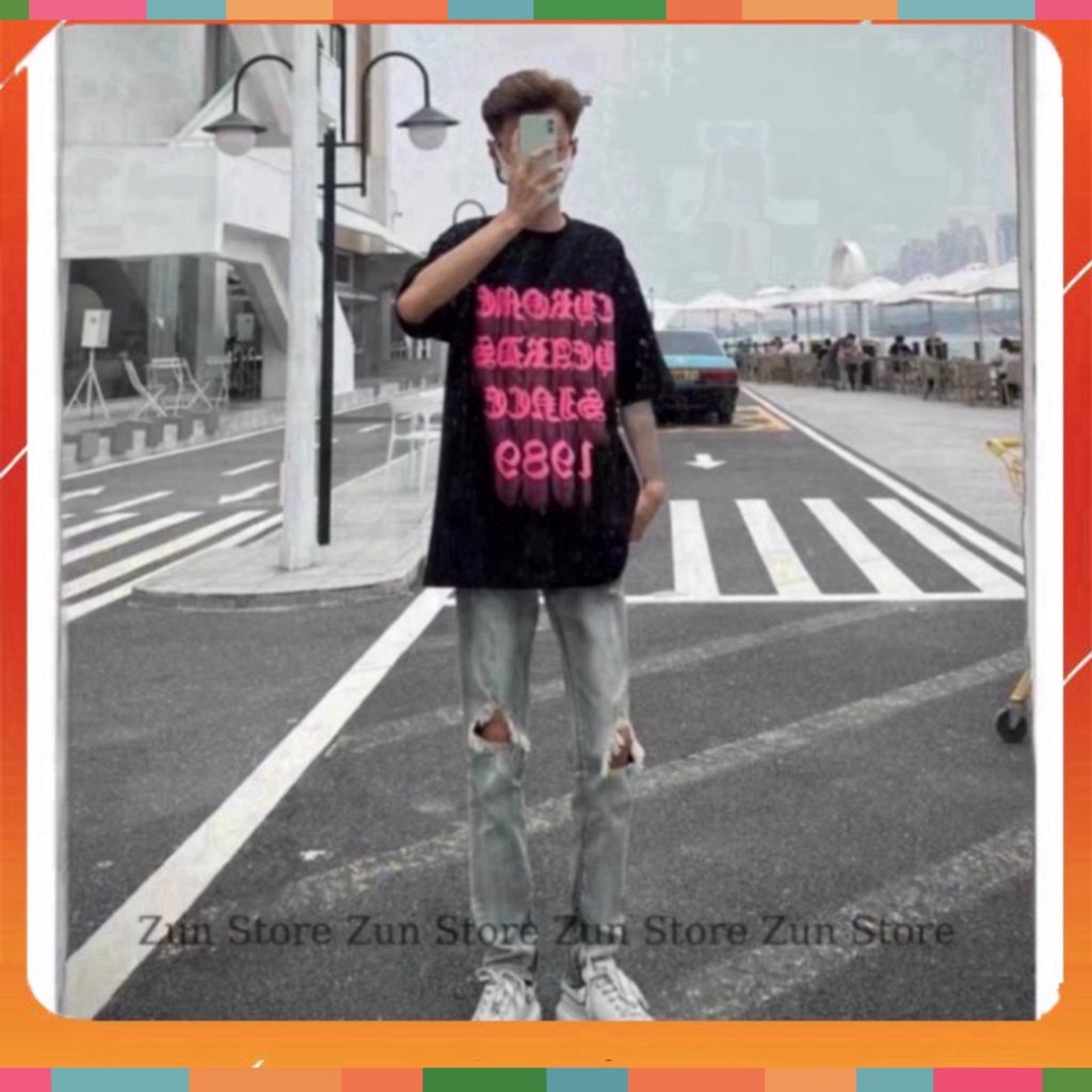 Áo Phông Nam Nữ Premium Cotton in Chữ Chrome Hearts 1989. Ao thun Unisex hotrend 2023. | BigBuy360 - bigbuy360.vn