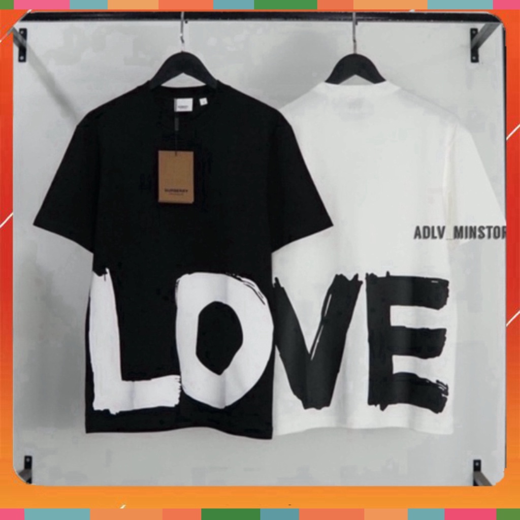 Siêu đẹp Áo Thun Burberry nữ LOVE,Áo Thun Burberry nam LOVE phong cách luxury ,Áo Buberry LOVE vải co | BigBuy360 - bigbuy360.vn
