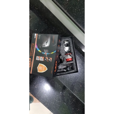 Bóng pha led bi cầu mini V80 chân H4.