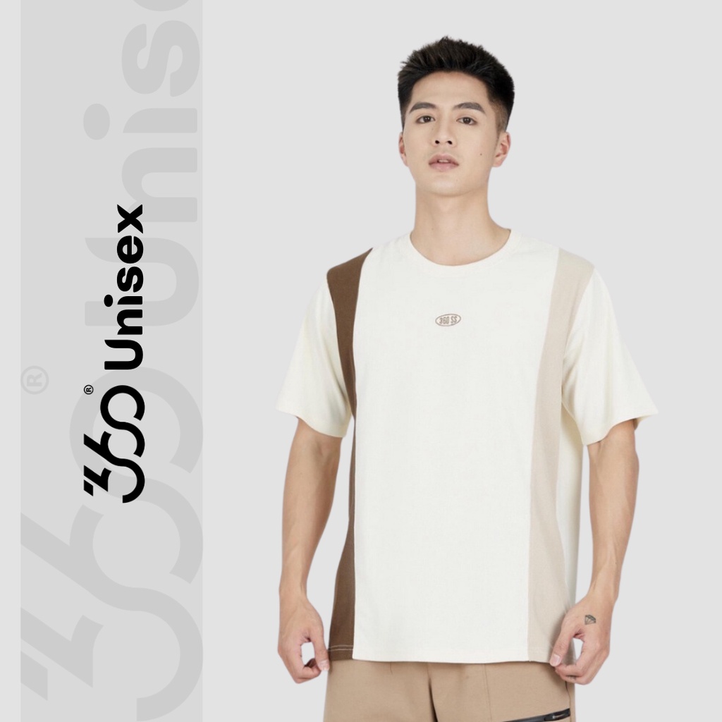Áo Thun Unisex Cổ Tròn Phối Màu Trẻ Trung Thương Hiệu 660 Boutique APMTK427 - Màu (Trắng Kem | Đen)