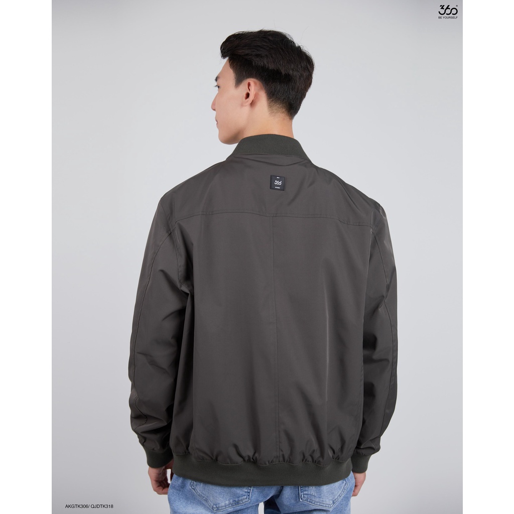 Áo khoác gió nam dáng bomber trẻ trung thương hiệu 360 Boutique 2 lớp cao cấp - AKGTK306