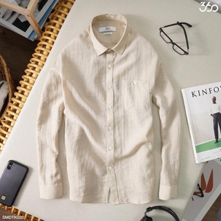 Áo Sơ Mi Nam Tay Dài 660 Boutique Áo Sơ Mi Nam Cổ Bẻ, Có Túi Ngực - Smdtk020