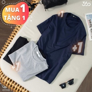 [MUA 1 TẶNG 1] Áo Thun Nam Ngắn Tay Basic 660 Boutique