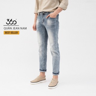 Quần Jean Nam 660 Boutique Dáng Dài Màu Xanh - Qjdtk005