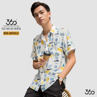 Áo Sơ Mi Nam Đi Biển 660 Boutique Họa Tiết Nổi Bật - Smntk013