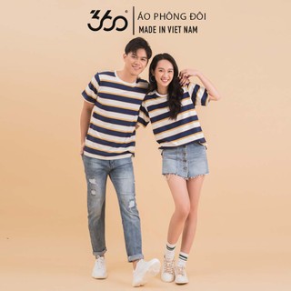 Áo Thun Kẻ Unisex 660 Boutique Trẻ Trung - Aphtk070
