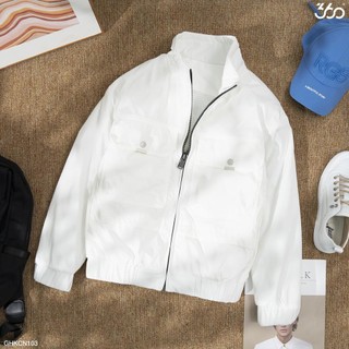 Áo Khoác Gió Cao Cổ 660 Boutique In Chữ Sau Lưng Trẻ Trung, Năng Động - Ghkcn103