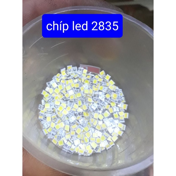 Combo 110 chip led 2835 siêu sáng điện áp 4vdc. ánh sáng trắng