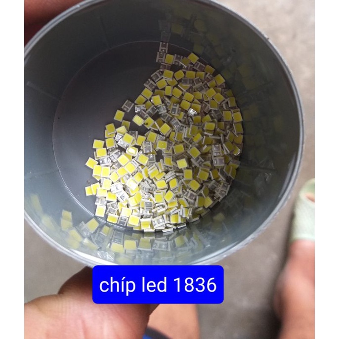 Combo 110 chip led 2835 siêu sáng điện áp 4vdc. ánh sáng trắng
