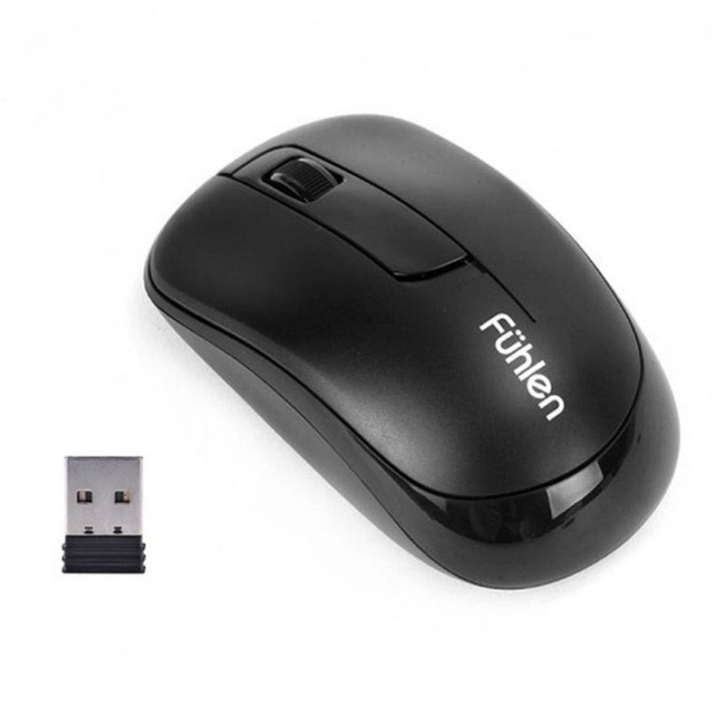 Chuột Không Dây Fuhlen A06 A09 Tặng Kèm Pin Hàng Nhập Khẩu Chuột Máy Tính PC Laptop Văn Phòng, Mouse ko dây nk.