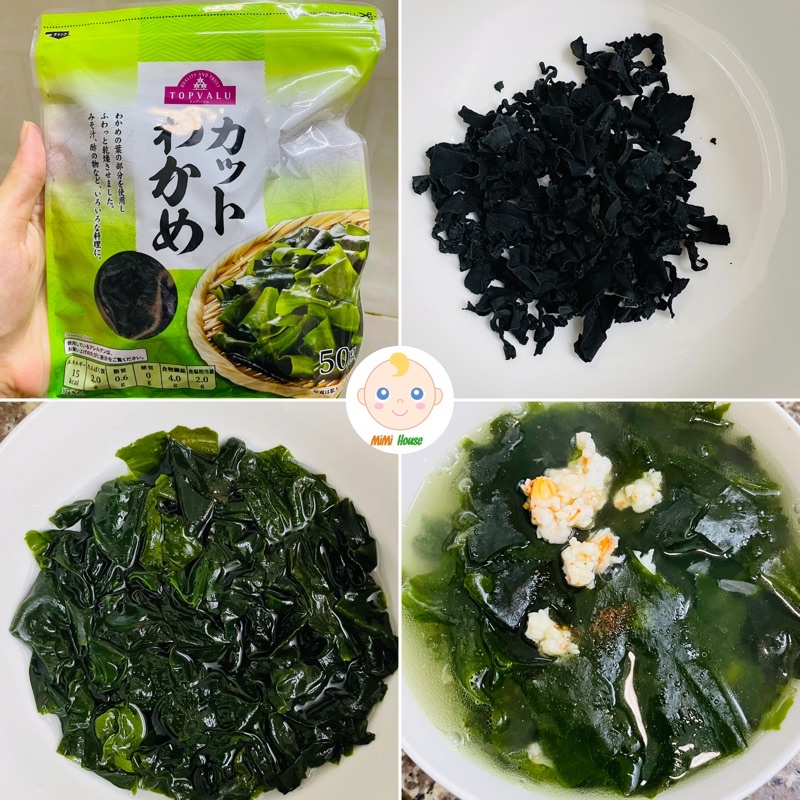 Rong biển khô nấu canh Topvalu 50g