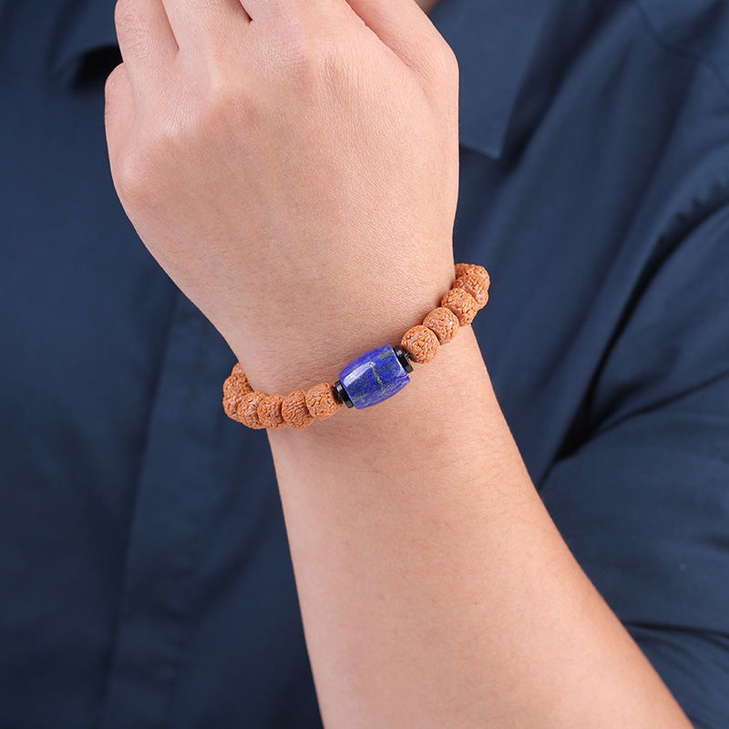 Vòng Tay Chuỗi Hạt Bồ Đề 5.25 Năm Cánh Phong Cách Phật Giáo Wenwan 5.25 Cho Nam Và Nữ