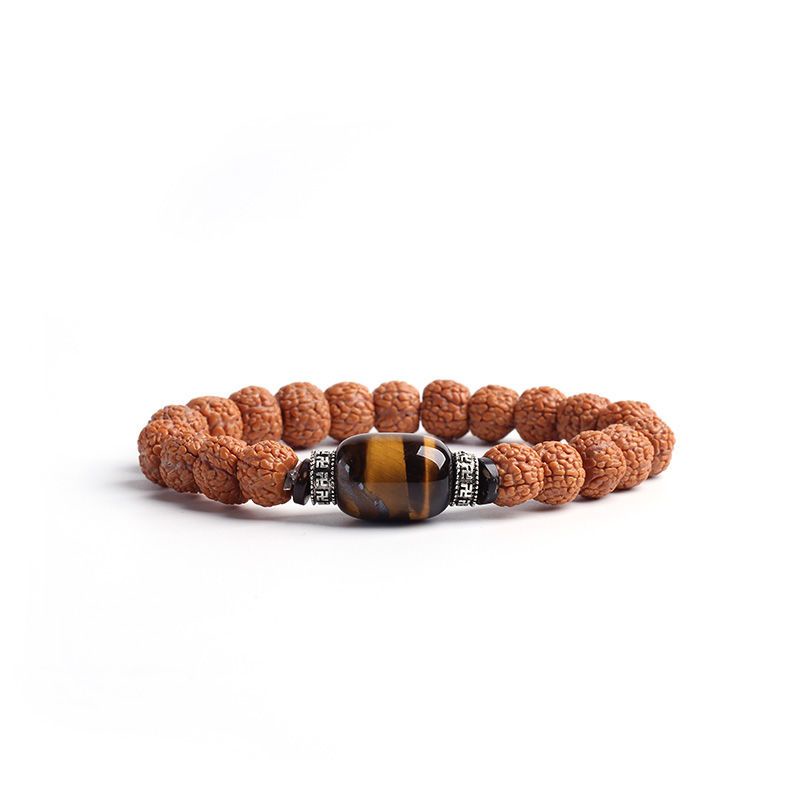 Vòng Tay Chuỗi Hạt Bồ Đề 5.25 Năm Cánh Phong Cách Phật Giáo Wenwan 5.25 Cho Nam Và Nữ