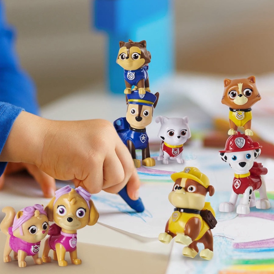 (Hàng Việt Nam)Set 8 nhân vật chú chó cứu hộ siêu đáng yêu dành cho bé (mix ngẫu nhiên không trùng nhau)