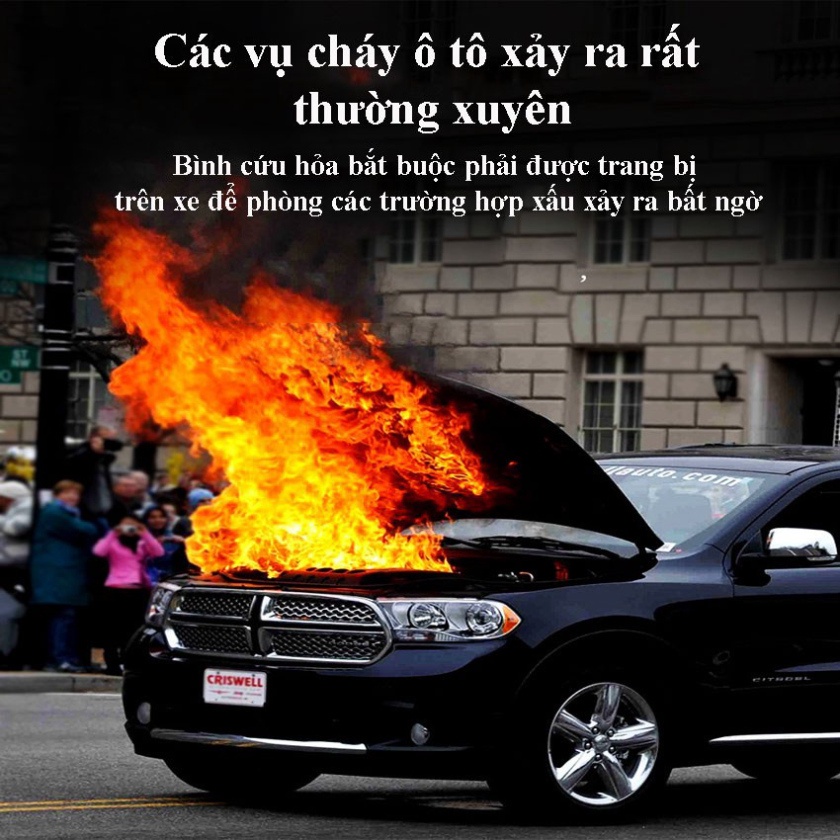 Bình Cứu Hỏa - Bình Chữa Cháy Mini - Dập Lửa Khẩn Cấp Ô Tô, Xe Máy, Văn Phòng