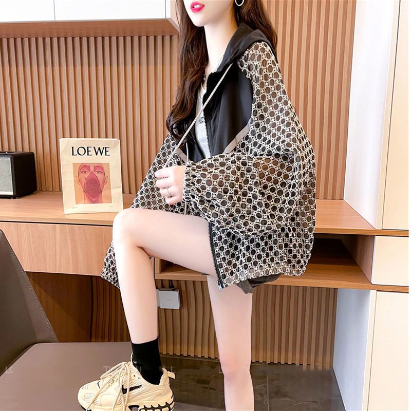 Áo Khoác Mỏng Chống Nắng Dáng Rộng Phong Cách Phương Tây Thời Trang Mùa Hè Hàng Mới Dành Cho Bạn Nữ