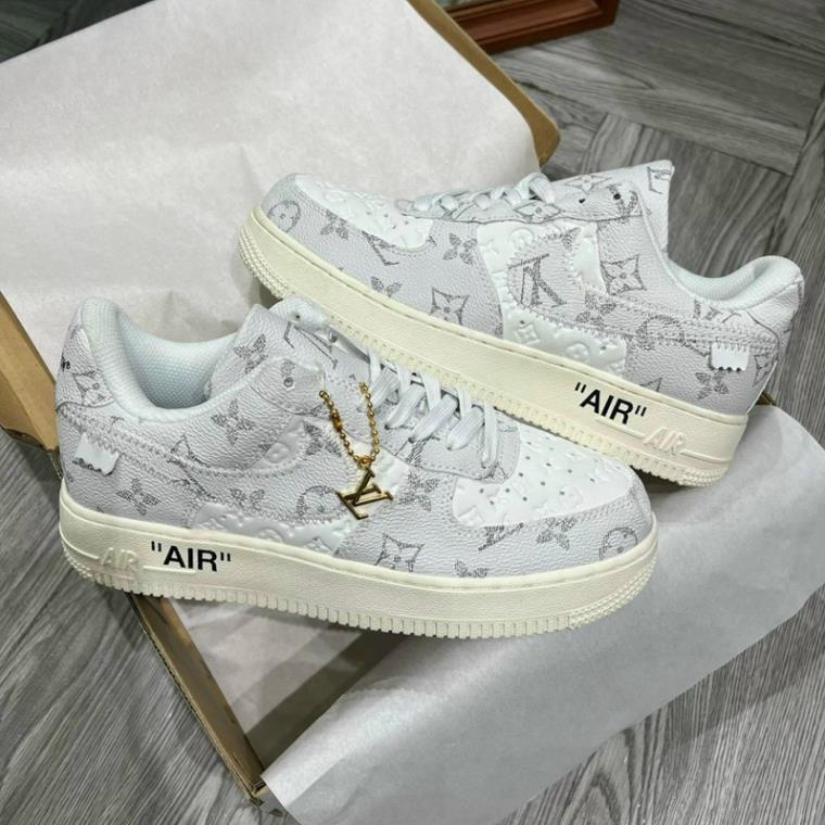 GIÀY A’F1 lV WHITE GRAY LAI AU SC [ Full Box + Free Ship ]