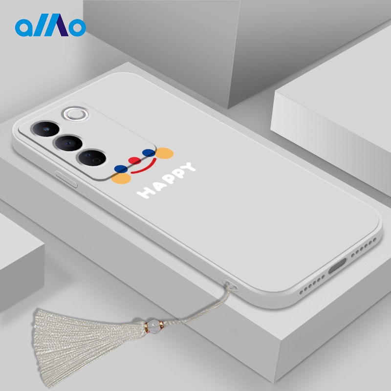 Ốp Điện Thoại Mềm In Hình Mặt Cười Phong Cách Trung Quốc Cho Vivo V27 V27e V27 Pro Vivo V25 V25e V25 Pro Vivo Y100 5G Y56 Y55s 5G