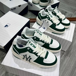 Giày ml.b chunky liner green white low lai au da thật