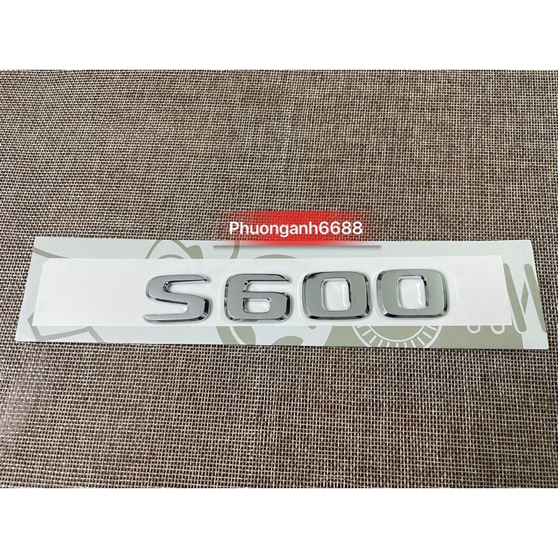 Chữ s600 maybach , Tem s600 mercedes , Logo s600 maybach