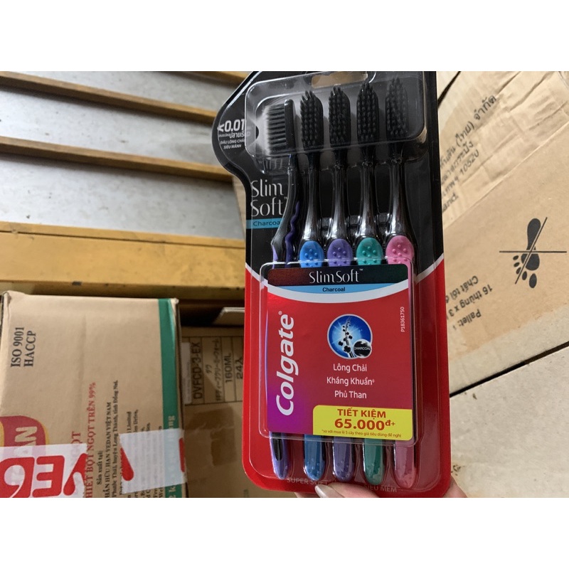 Combo 2 bàn chải. 5 bàn chải  Congat Slimsorft chăm sóc nướu