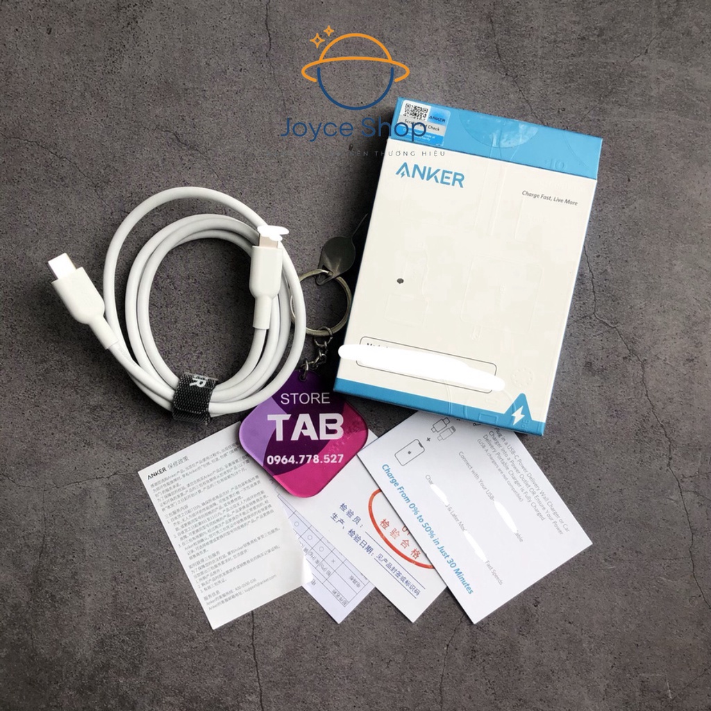 Cáp Anker PowerLine II C To L 0.9m Chính Hãng - A8632 A8633 (Bảo Hành 18T)
