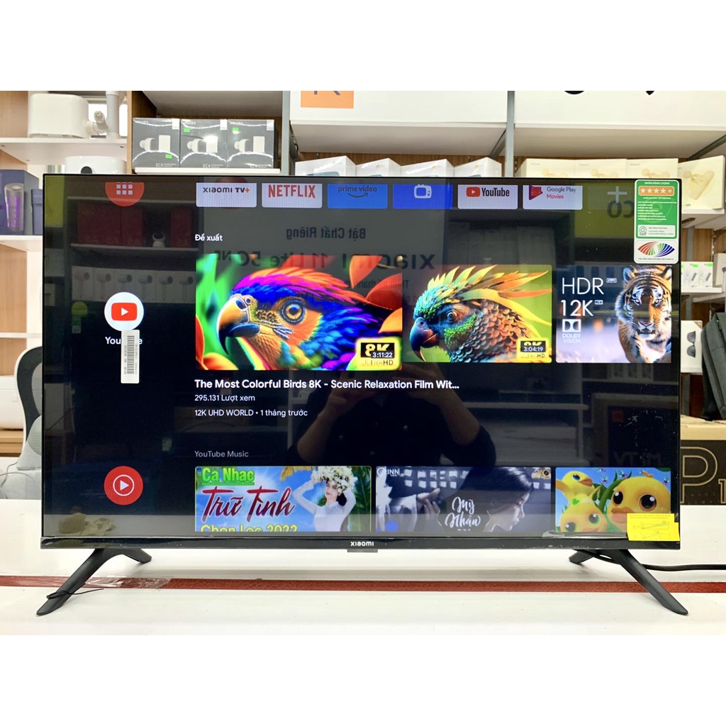 Tivi xiaomi a2 32 inch điều khiển giọng nói cho phòng ngủ
