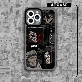 Ốp iphone cạnh vuông 4Tcase Asta hoạt hình Black Clover 6/6s/7/7plus/8/8plus/x/xr/xs/11/12/13/pro/plus/promax/14prm