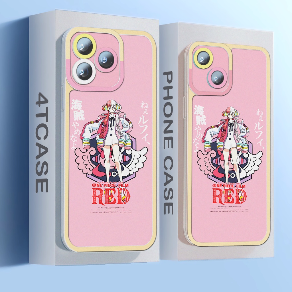 Ốp iphone cạnh vuông in Uta Poster One Piece Red Film 6/6plus/6s/7/7plus/8/8plus/x/xr/xs/11/12/13/pro/plus/promax/14