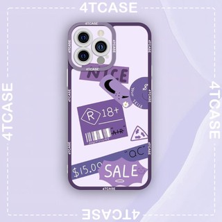 ốp iphone trong màu tím logo 6/6plus/6s/6splus/7/7plus/8/8plus/x/xr/xs/11/12/13/pro/max/plus/promax