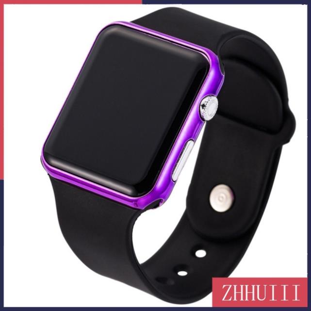 Đồng Hồ Điện Tử Thể Thao Mặt Vuông Có Đèn LED Dây Cao Su Thời Trang Cho Nam Nữ AO10 | BigBuy360 - bigbuy360.vn