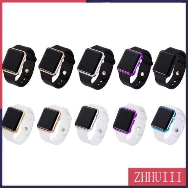 Đồng Hồ Điện Tử Thể Thao Mặt Vuông Có Đèn LED Dây Cao Su Thời Trang Cho Nam Nữ AO10 | BigBuy360 - bigbuy360.vn