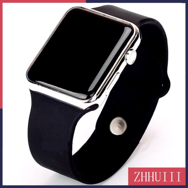 Đồng Hồ Điện Tử Thể Thao Mặt Vuông Có Đèn LED Dây Cao Su Thời Trang Cho Nam Nữ AO10 | BigBuy360 - bigbuy360.vn