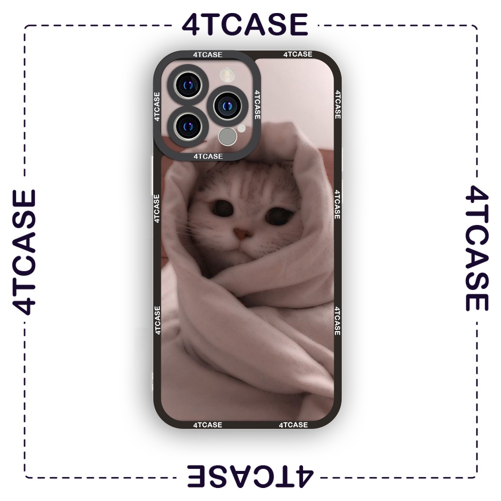ốp iphone in hình mèo con by 4tcase 6/6plus/6s/6splus/7/7plus/8/8plus/x/xr/xs/11/12/13/pro/max/plus/promax