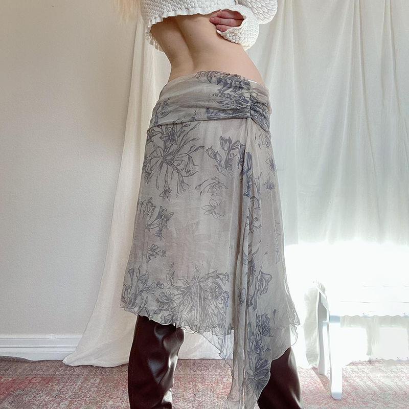 Chân Váy Chữ a In Họa Tiết Phong Cách Cổ Điển Thanh Lịch Dành Cho Nữ