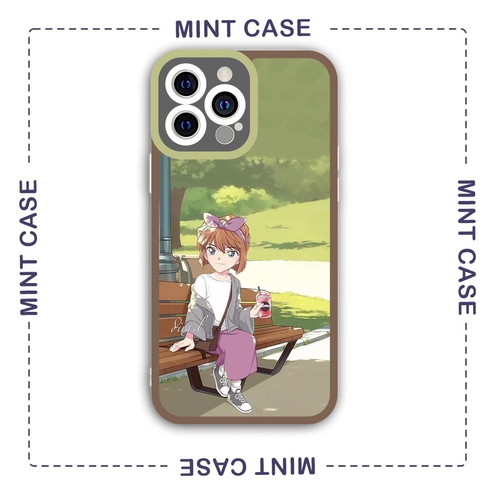 Ốp lưng iphone cạnh vuông Mint Case cô gái AI Haibara cute 6/6s/7/7plus/8/8plus/x/xr/xs/11/12/13/pro/plus/promax/14prm