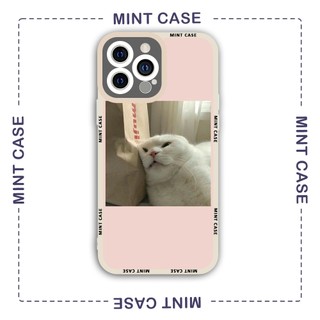 Ốp lưng iphone cạnh vuông Mint Case mèo con suy sụp 6/6s/7/7plus/8/8plus/x/xr/xs/11/12/13/pro/plus/promax/14prm