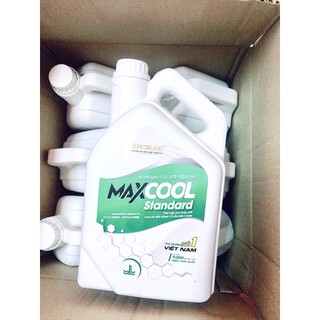 Nước Làm Mát Động Cơ ô Tô,Xe Máy Maxcool Màu Xanh 4 Lít.